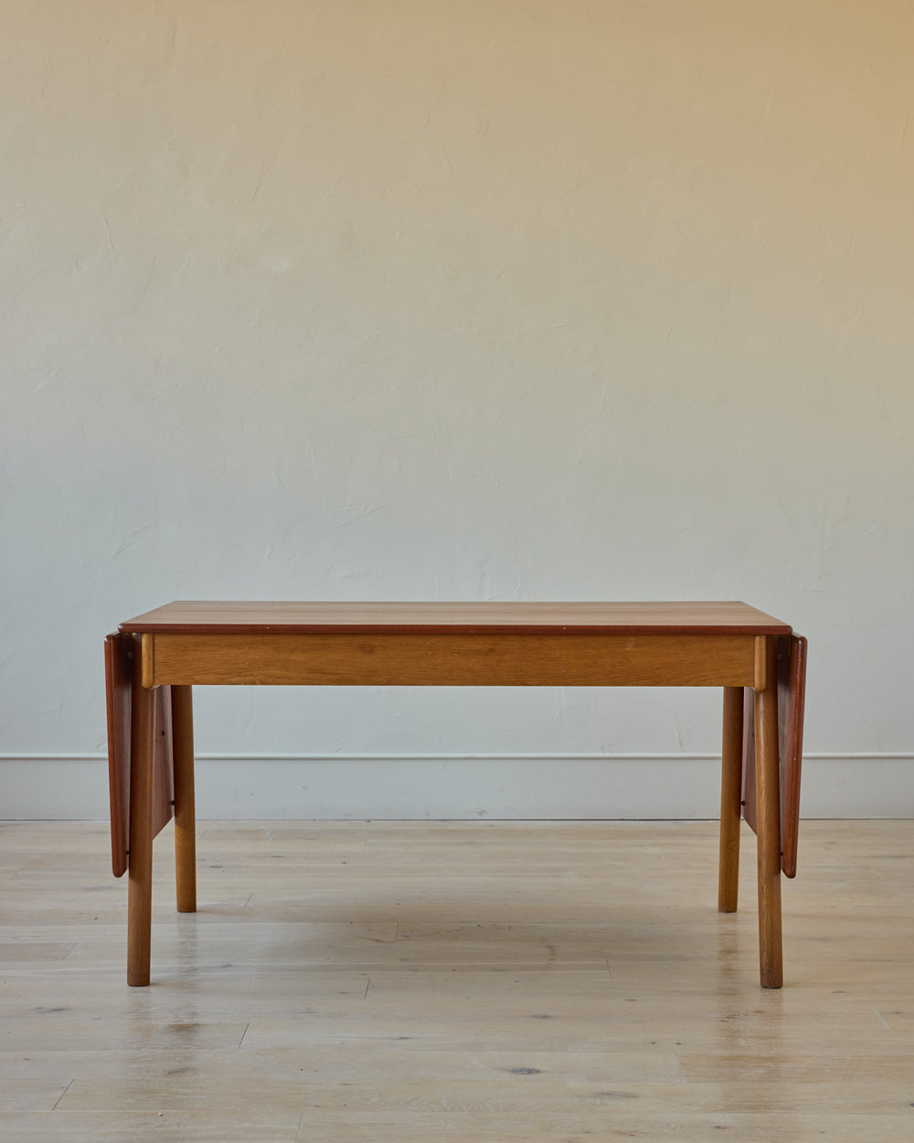 1950s Danish Oak + Teak Desk by Poul Volther
