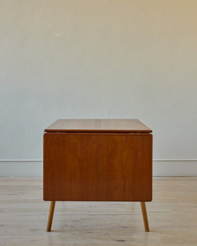 1950s Danish Oak + Teak Desk by Poul M. Volther