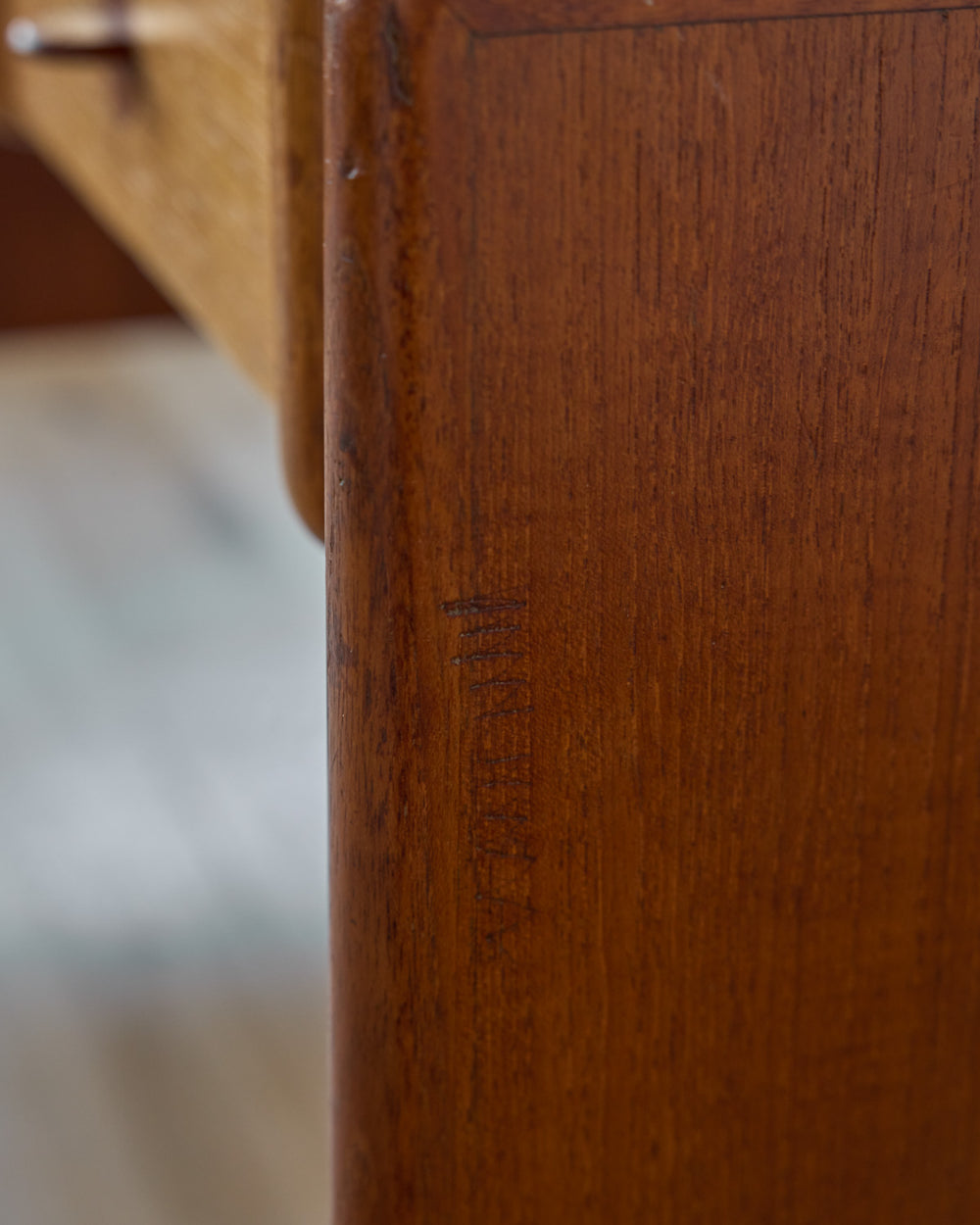 1950s Danish Oak + Teak Desk by Poul Volther