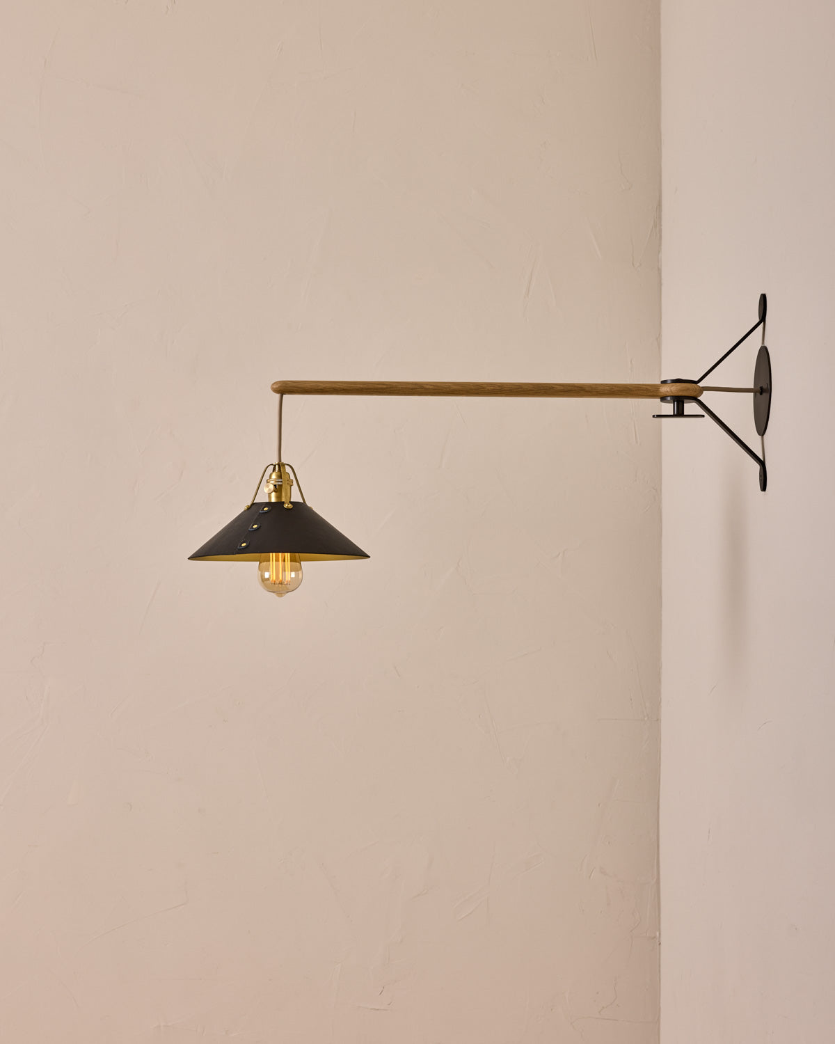 Yaffa Swing Arm Wall Sconce