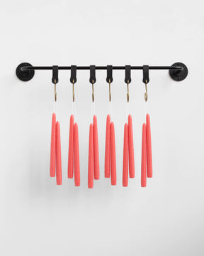Coral Pink Taper Candles