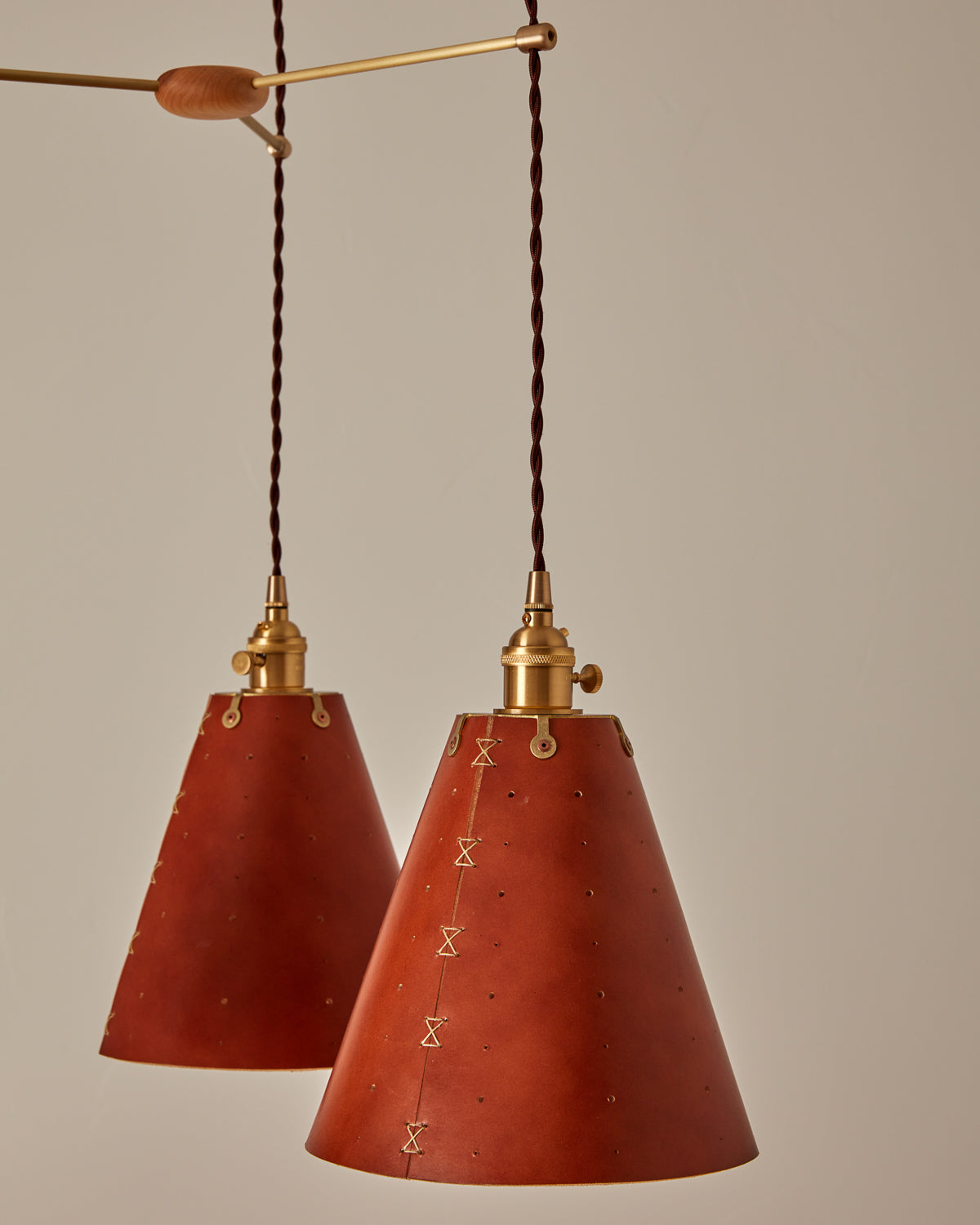 Sarah Cone Chandelier - Triple Round