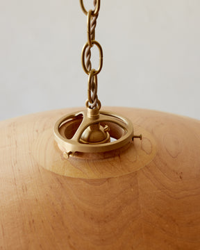 Edmund Pendant Light - 18" Natural Maple