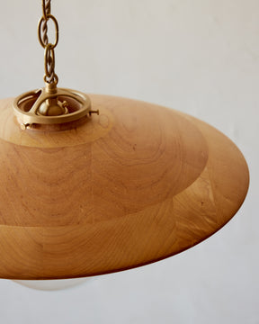 Edmund Pendant Light - 18" Natural Maple
