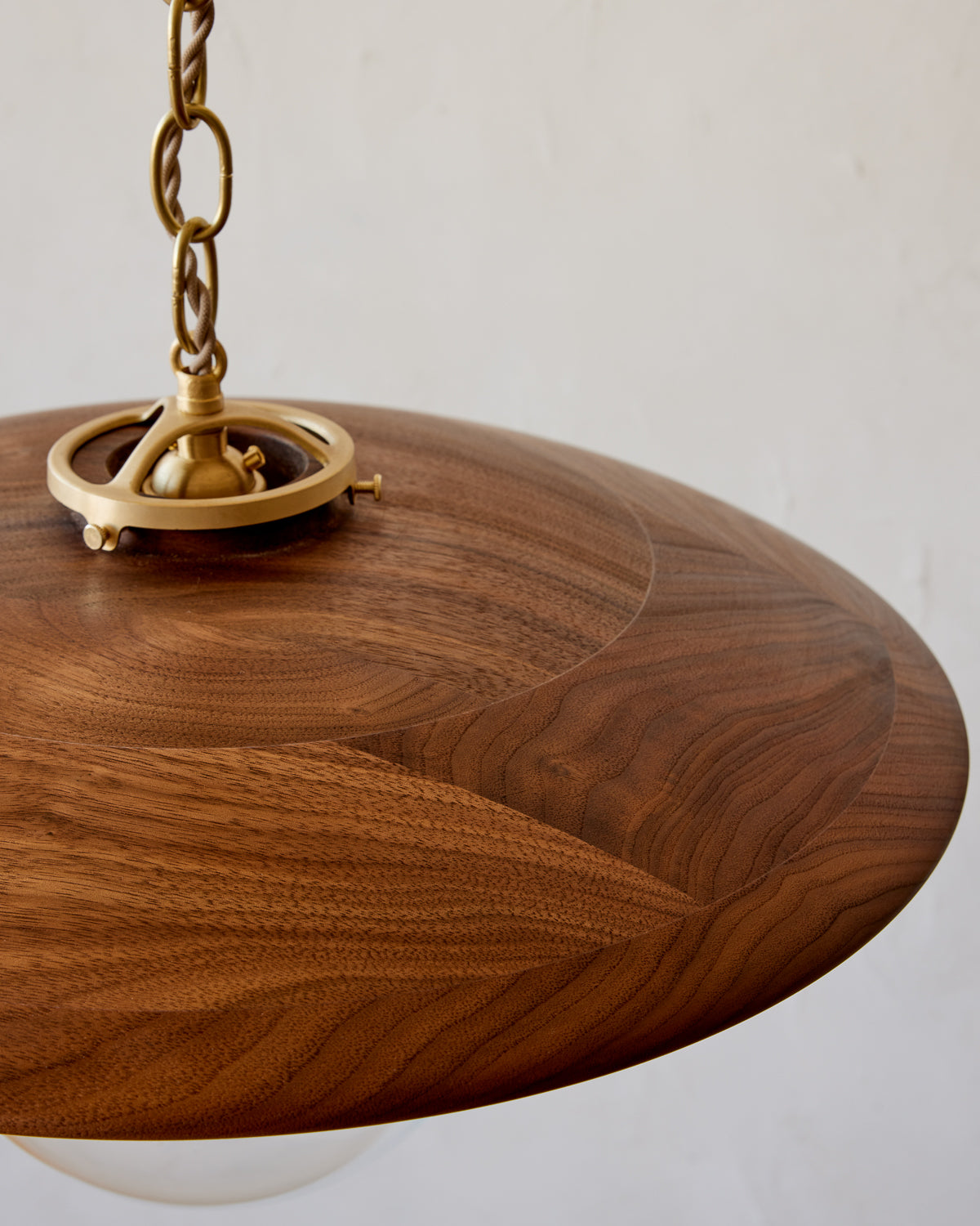 Edmund Pendant Light - 18" Black Walnut