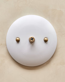 White Metal Ceiling Canopy