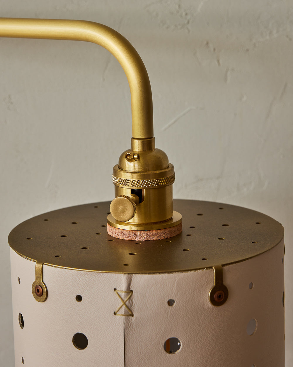 Brushed Satin Brass Sample