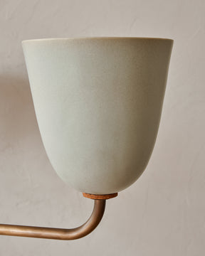 Lola Chandelier - Five Arm - Antique Brass