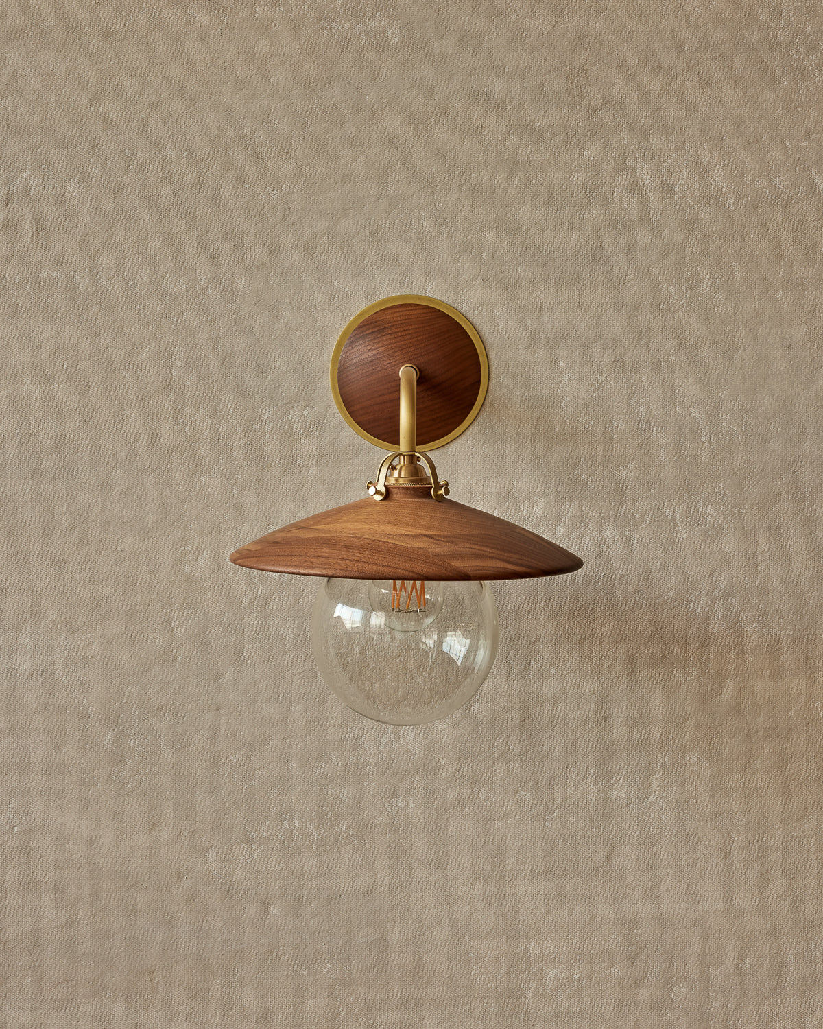 Edmund Wall Sconce - Black Walnut