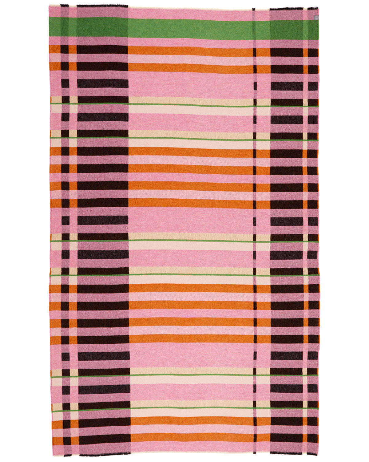 Nougat Lambswool Stölzl Throw - Large