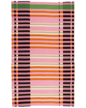 Nougat Lambswool Stölzl Throw - Large