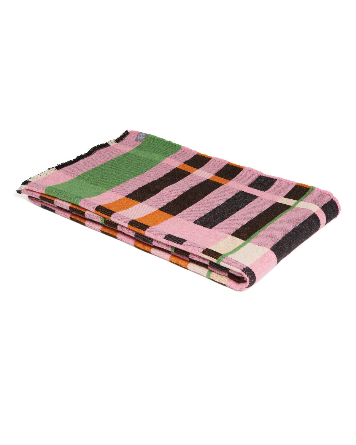 Nougat Lambswool Stölzl Throw - Large